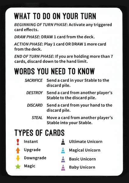 unstable unicorns pandemonium rules.